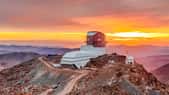 L'observatoire Rubin en haut du Mont Pachon. © Image : Olivier Bonin/SLAC National Accelerator Laboratory 